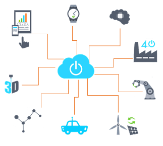 Infographie Industrie du futur et Bâtiment connecté : Le Big Data des sites industriels